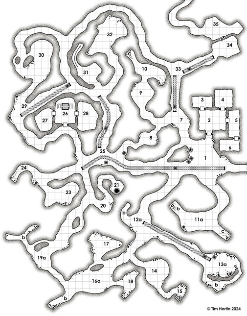 free D&D dungeon map