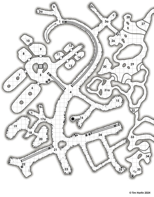 free D&D dungeon map