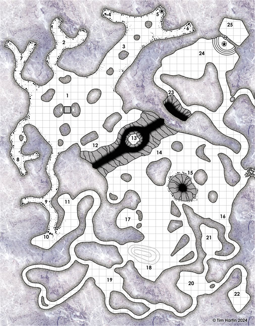 free D&D dungeon map