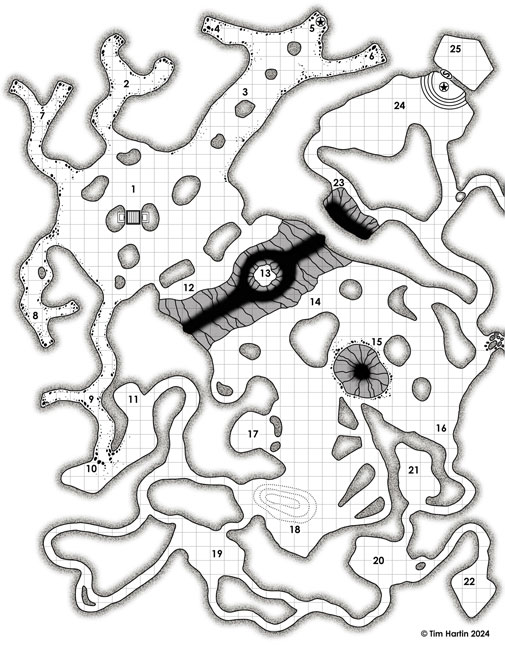 free D&D dungeon map