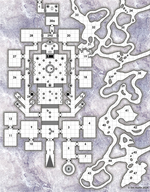 free D&D dungeon map