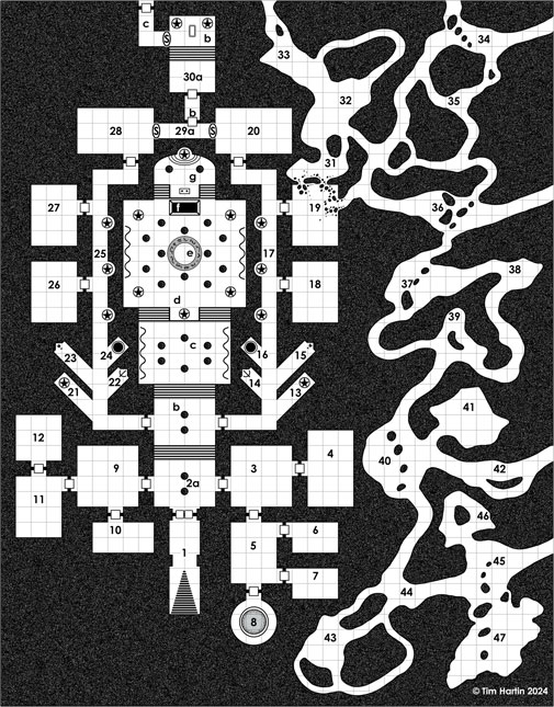 free D&D dungeon map