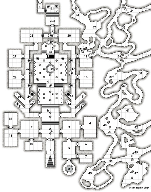 free D&D dungeon map