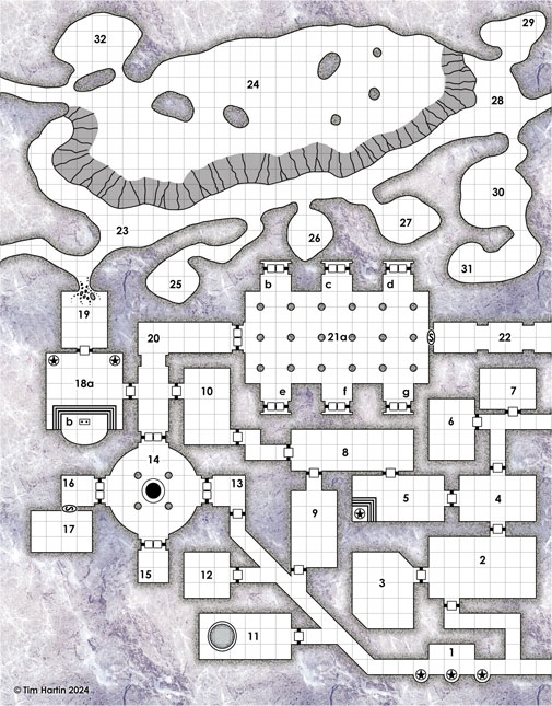 free D&D dungeon map