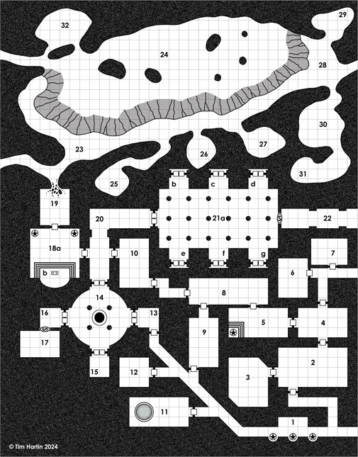 free D&D dungeon map