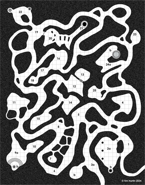 free D&D dungeon map