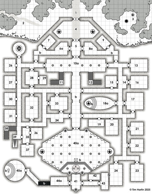 free D&D dungeon map