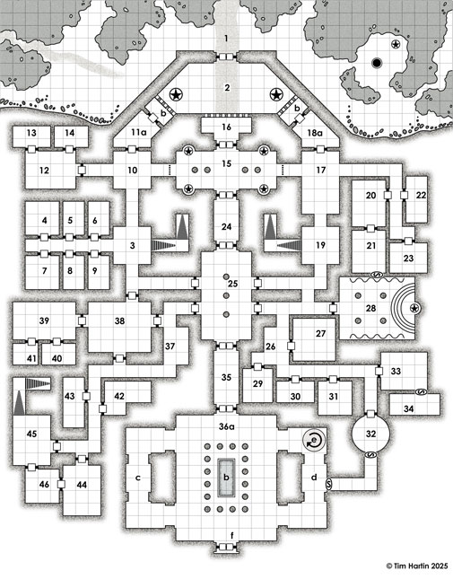 free D&D dungeon map