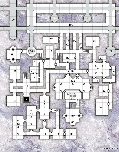 free D&D dungeon map