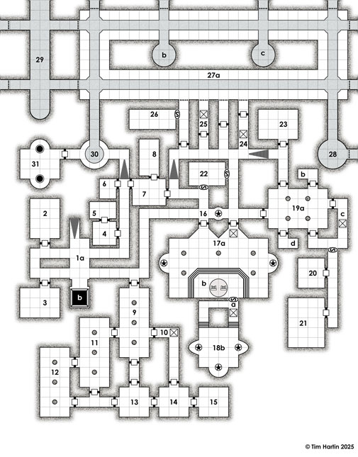 free D&D dungeon map