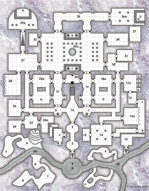 free D&D dungeon map