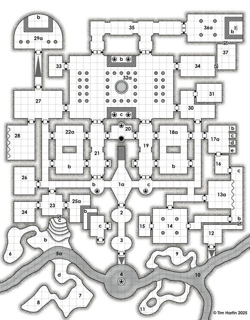 free D&D dungeon map