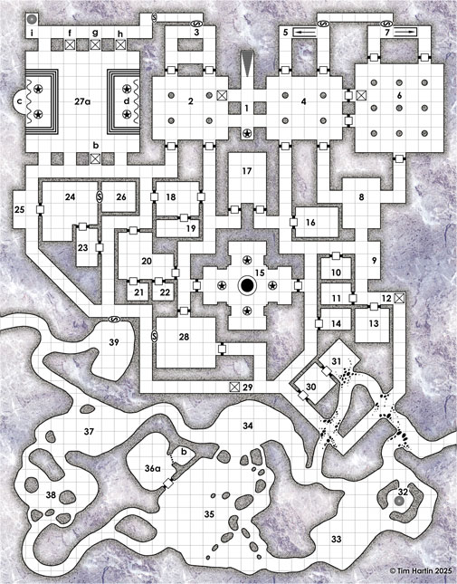 free D&D dungeon map