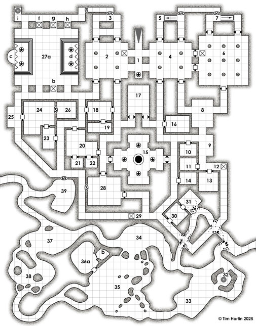 free D&D dungeon map