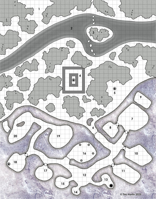 free D&D dungeon map