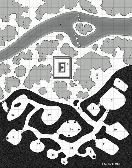 free D&D dungeon map