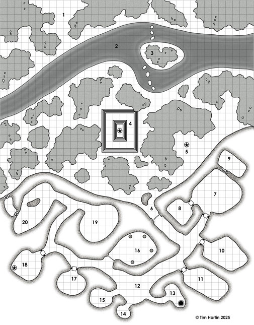free D&D dungeon map