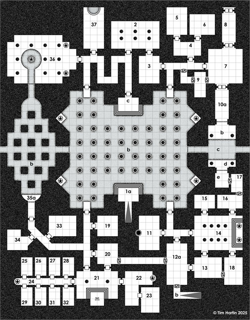 free D&D dungeon map