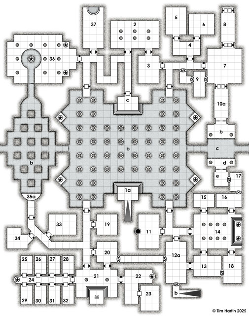 free D&D dungeon map
