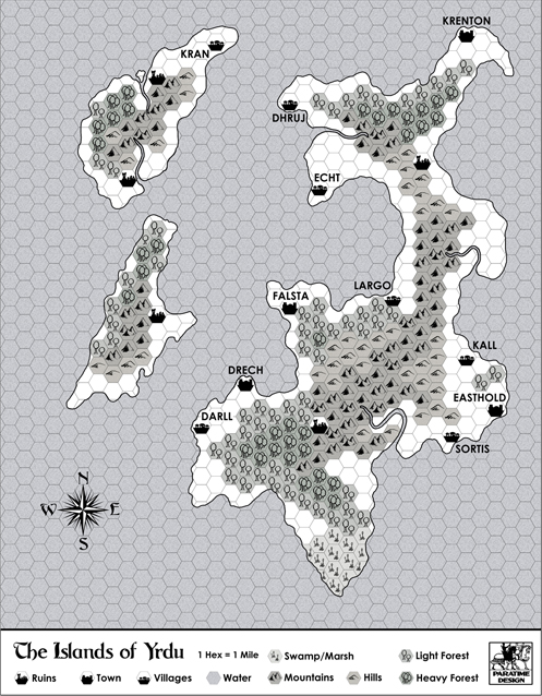 free D&D island map
