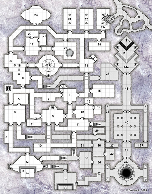 free D&D dungeon map