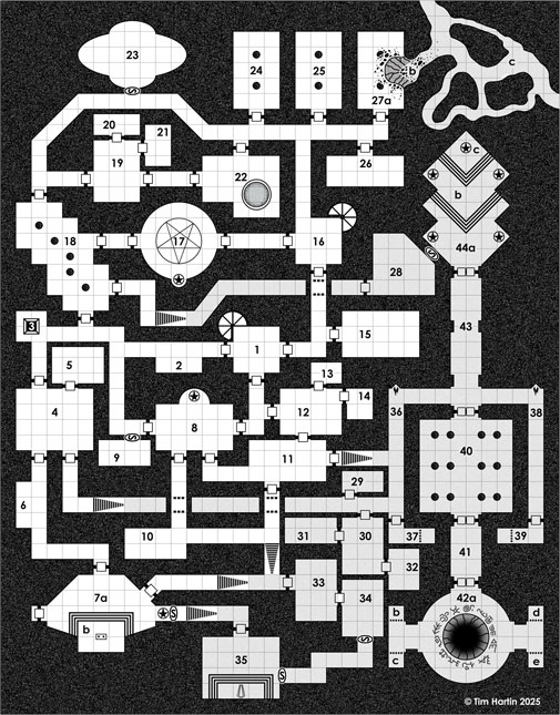 free D&D dungeon map