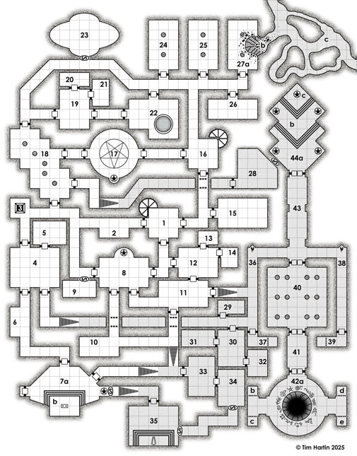 free D&D dungeon map